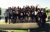 Members of the Lemoore High School NJROTC Drill Team